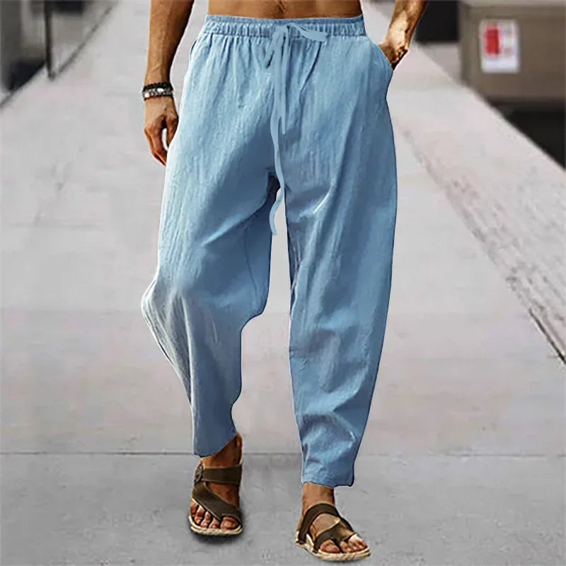 Daan | Airy Pants with Elastic Waistband for Men