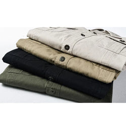 Image of Bram | Casual Overshirt Jacket with Pockets for Men